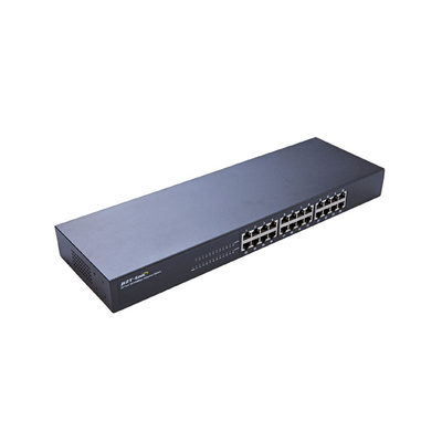 24 Port Gigabit Rack Mount Poe Switch ขนาด 19 นิ้วแบบติดตั้งบนแร็ค Gigabit